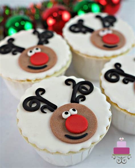 Christmas Reindeer Cupcakes Decorated Treats