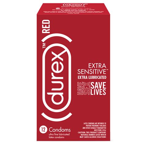 Durex Red Extra Sensitive Condom 12ct Delivered In Minutes