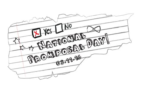National Promposal Day - March 11 - National Day Calendar | National day calendar, Promposal ...