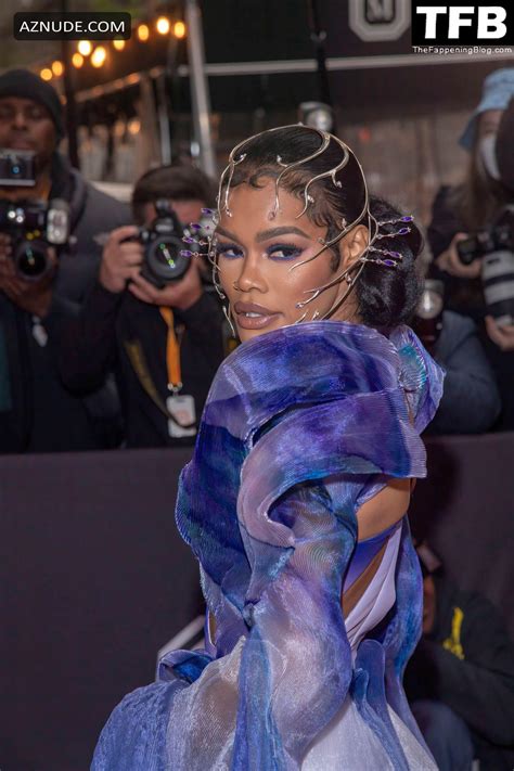 Teyana Taylor Sexy Seen Showing Off Her Cleavage And Hot Legs At The Met Gala In New York City