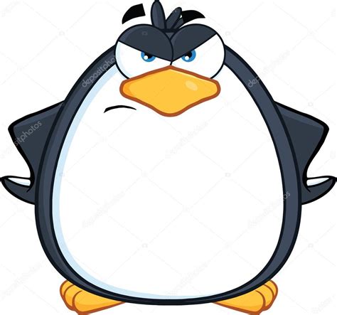 Angry Penguin Cartoon Character Stock Vector Image By ©hittoon 61079613