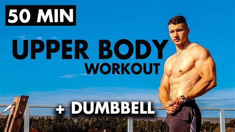 MINUTE UPPER BODY WORKOUT Dumbbells Follow Along YouTube