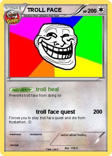 Pokémon Troll Face 1511 1511 Troll Heal My Pokemon Card