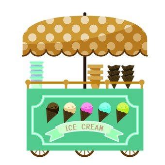 어린이집 여름 환경판/어린이집 아이스크림 가게 놀이/아이스크림 도안 어린이집 여름 환경판 이나 여름 활동지로 아이스크림 도안을 만들어 . 아이스크림 가게 | 무료 클립 아트 | illustAC