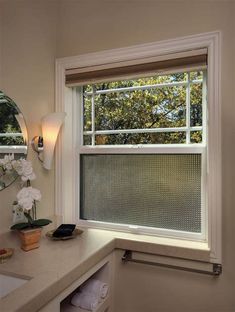 Ultra Series Single Hung Window With Valance Grids Top And Cross Reed