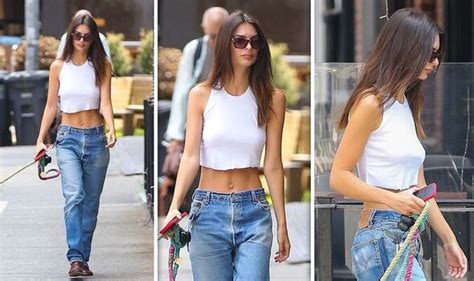 Emily Ratajkowski Flaunts Insane Abs In Crop Top As She Steps Out