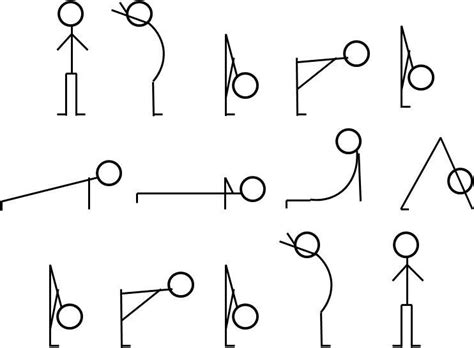 Check spelling or type a new query. Sun salutation stick figures yoga | Yoga sun salutation ...