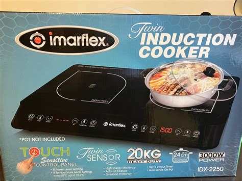 Imarflex Idx 2250 Twin Induction Cooker Tv And Home Appliances Kitchen Appliances Cookers On