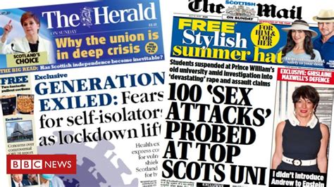 Scotlands Papers Fears For Shielders And University Sex Attack Probe