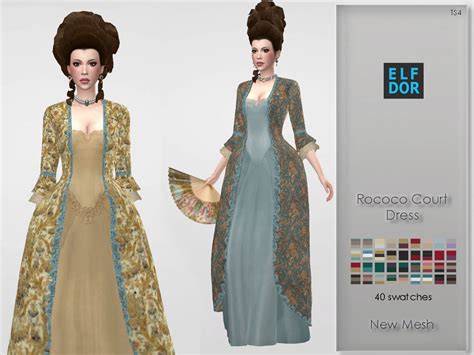 Down With Patreon The Sims 4 Patreon Elfdor Sims 4 Dresses Court