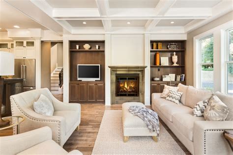 Download coffered ceiling images and photos. 60 Spectacular Living Rooms with a Coffered Ceiling (Photos)