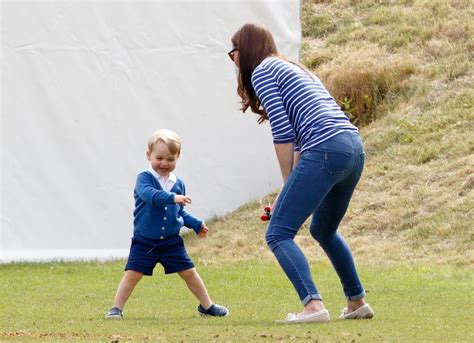 Prince George Playing With Mom Prince William And Prince George
