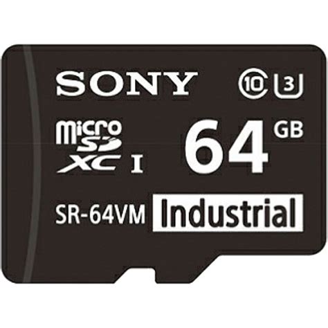 Sony 64gb Sr Vma Series Industrial Microsdxc Memory Card