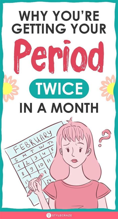 Reasons Why Youre Getting Your Period Twice In One Month Healthy Book Health Check Twice