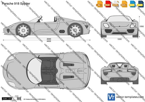 Templates Cars Porsche Porsche 918 Spyder Concept