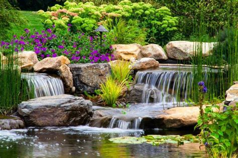 Fish And Koi Pond Design And Montage In 2020 Waterfalls Backyard Pond