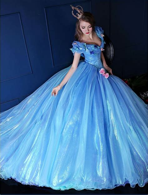 Cinderella Inspired Princess Ball Gown Gowns Princess Ball Gowns Princess Evening Dress