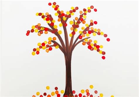 Pointillism Trees For Kids Fun Kids Painting