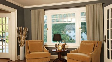 Brocade curtains are wonderful treatment ideas for large windows in living rooms. window treatments for large windows with a view | Big ...