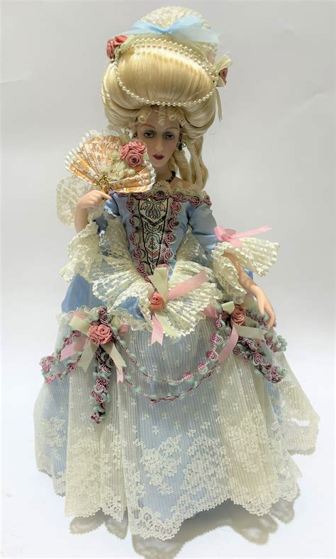 Lot A Porcelain Doll Of Queen Marie Antoinette