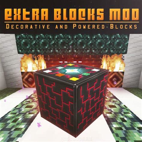 Overview Extra Blocks Mod Mods Projects Minecraft Curseforge