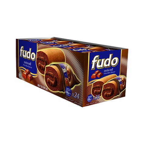 This chocolate swiss roll is a rich, chocolaty and decadent dessert, a rewarding treat for chocolate lovers. Fudo Swiss Roll Chocolate 24 x18g - Oriental Food ...