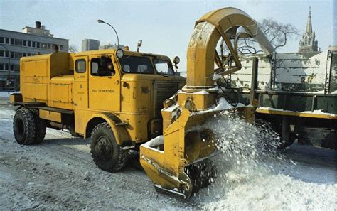 Arthur Sicard Snowblower Montreal Vintage Trucks Snow Plow Truck