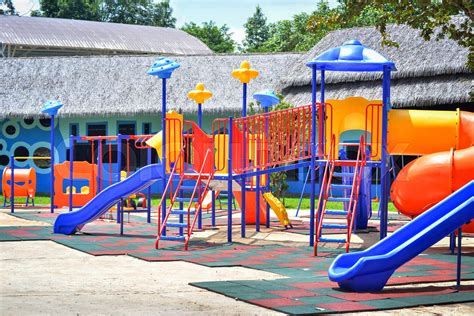 Colorful Playground Park For Kids Stock Image Colourbox