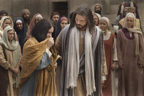 Christ Walking With Woman