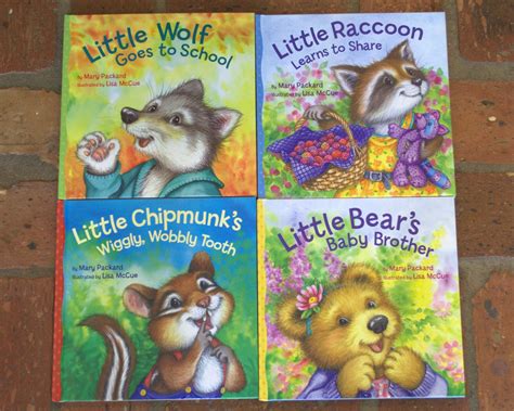 Bookfoolery Little Wolf Goes To School Little Raccoon Learns To Share Little Chipmunks