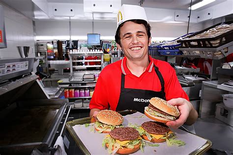 A typical day in the life of a food service worker might include: Your Average Fast-Food Worker—Who Is Not James Franco ...