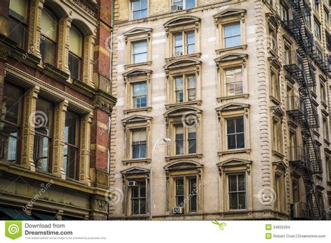 Historic Buildings In New York City S Soho District Stock