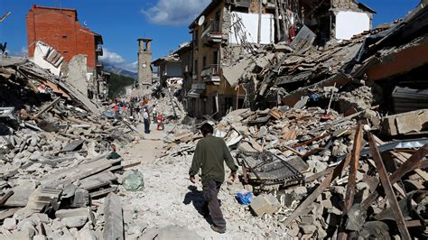 Rieti Earthquake A Strong Quake Has Hit Central Italy And Several Are Feared Dead — Quartz