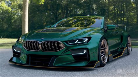 Slammed Widebody Bmw M8 Gtr Has A Matching Livery For Every Cgi