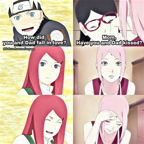 Curious Son And Daughter Mama Kushina And Mama Sakura Are So Similar