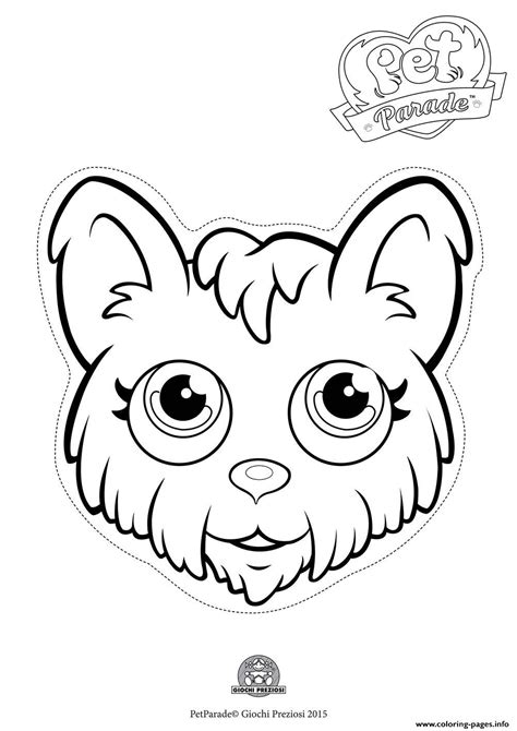 Up to 12,854 coloring pages for free download. Pet Parade Cute Dog Yorkshire 2 Coloring Pages Printable