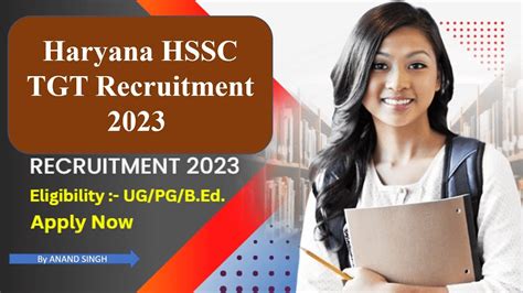 haryana hssc tgt recruitment 2023 youtube
