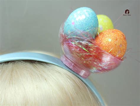 Easter Egg Basket Headband Blurmark