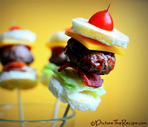 Mini Bacon Burger Bites Picture The Recipe
