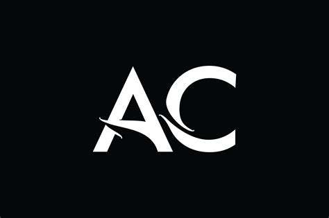Ac Monogram Logo Design By Vectorseller Thehungryjpeg