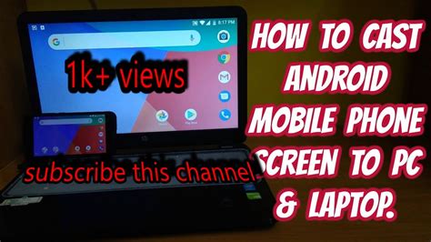 How To Cast Your Android Screen To A Windows 10 Pc Youtube