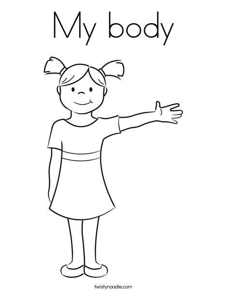 22 My Body Coloring Pages Free Wallpaper