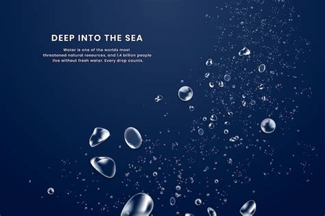 Deep Sea Background Free Vector