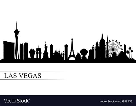 Las Vegas Skyline Vector Free At Getdrawings Free Download