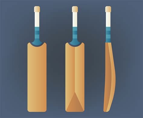 Cricket Bat Illustration 365132 Vector Art At Vecteezy