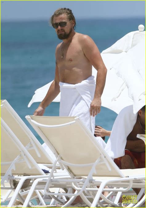 Leonardo Dicaprio Goes Shirtless For Ocean Swim In Miami Photo Leonardo Dicaprio