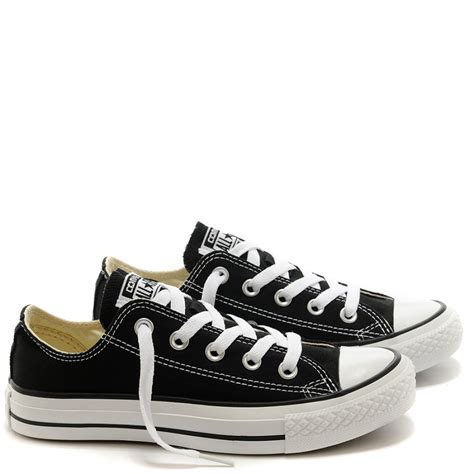 Converse Chuck Taylor All Star Black Canvas Low Top