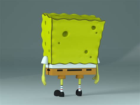 Spongebob Bob Esponja 3d Model