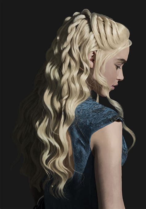 Daenerys Targaryen By Enixanne On Deviantart Daenerys Hair Targaryen