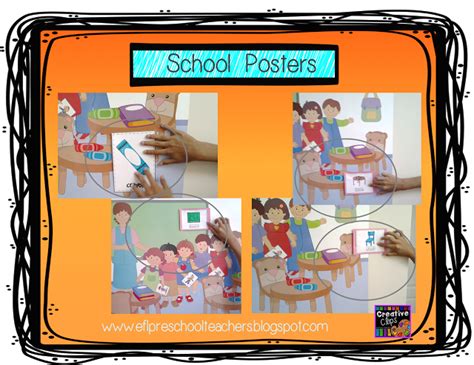 Esl School Theme Posters Elementary Special Education Activities